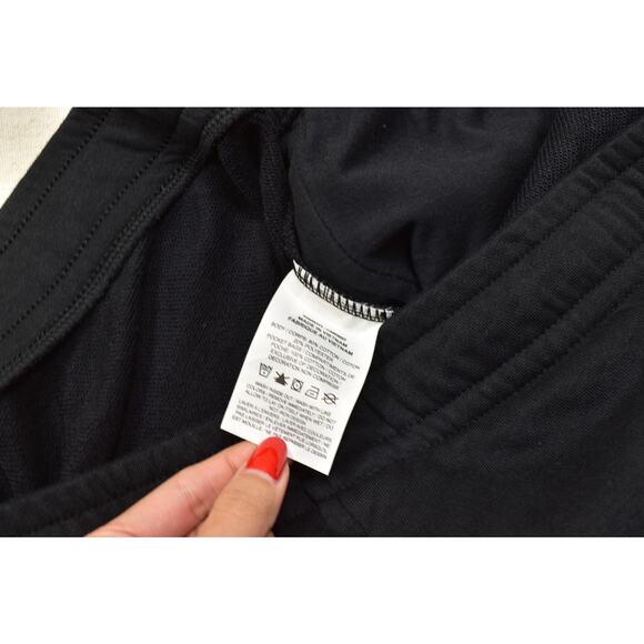 Nike Women's Black Club Fleece Athletic Shorts Plus Size XXL Sweat Cotton Blend - Picture 7 of 8